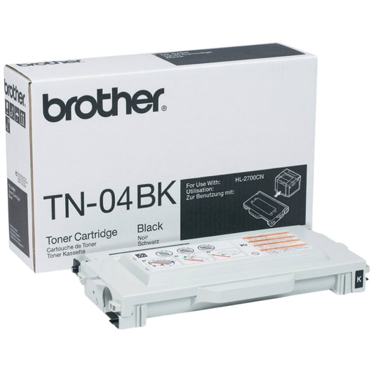 New, Pre-Owned - Brother TN04BK Black Laser Toner Cartridge