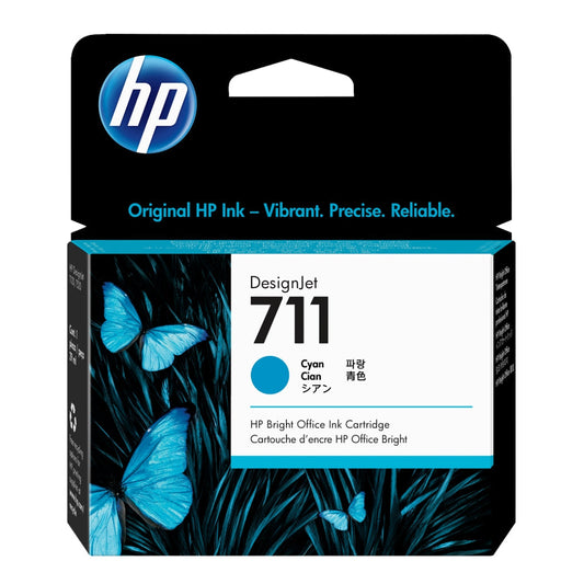 New, Pre-Owned - HP 711 29-ml (CZ130A) Cyan DesignJet Ink Cartridge