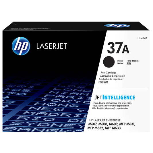 New, Pre-Owned - HP 37A Standard Yield Black Toner Cartridge, CF237A