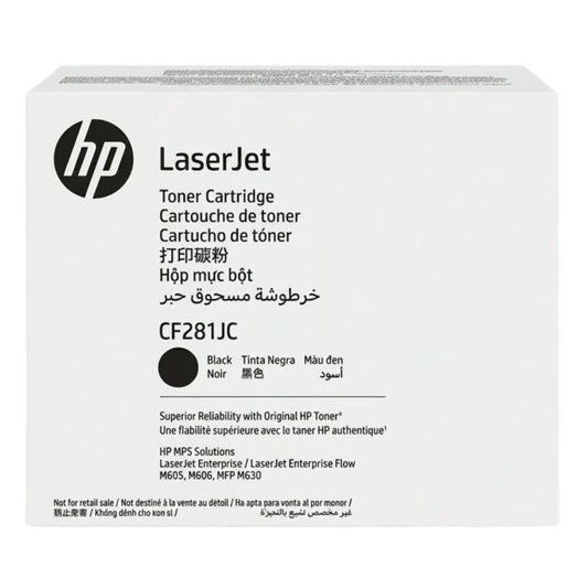 New, Pre-Owned - HP 81J Contract Black Toner Cartridge, CF281JC