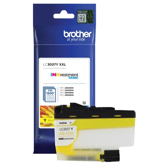New, Pre-Owned - Brother LC3037 XXL Yellow Super High Yield Ink Tank