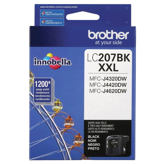 New, Pre-Owned - Brother LC207XXL Extra High Yield Black Ink Cartridge