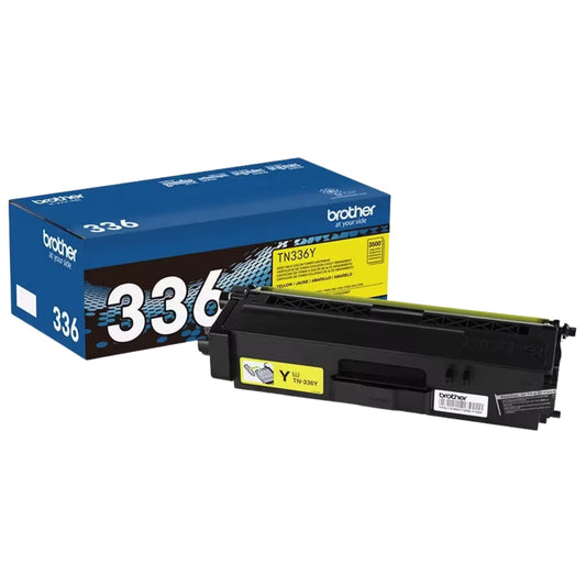 New, Pre-Owned - Brother TN-336Y Yellow High-Yield Toner Cartridge
