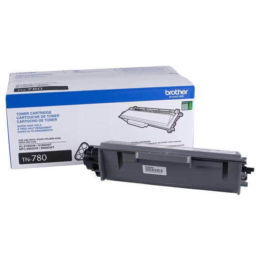 New, Pre-Owned - Brother TN780 Black Super High Yield Laser Toner Cartridge