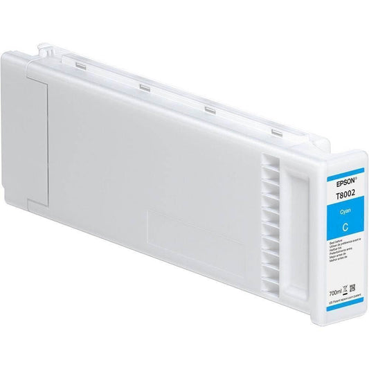 New, Pre-Owned - Epson T8002 High-Yield Cyan Inkjet Cartridge, C13T800200