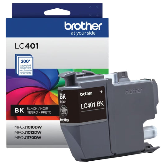 New, Pre-Owned - Brother LC401 Black Ink Cartridge