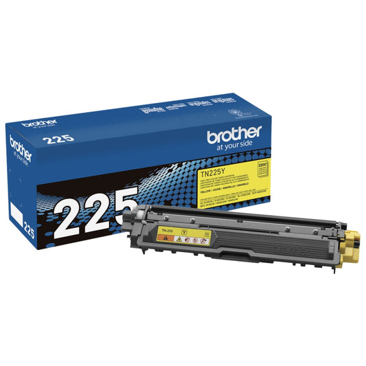 New, Pre-Owned - Brother TN-225Y High-Yield Yellow Toner Cartridge