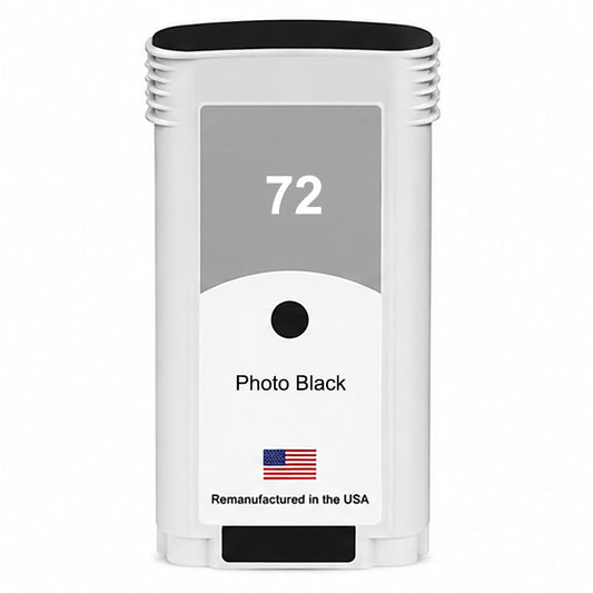 U.S. Remanufactured for HP 72 130-ml (C9370A) Photo Black Ink Cartridge