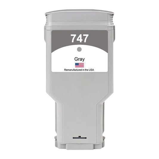US Remanufactured for HP 747 300mL Gray Ink Cartridge