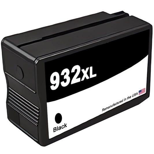 U.S. Remanufactured for HP 932XL (CN053AN) Black Ink Cartridge