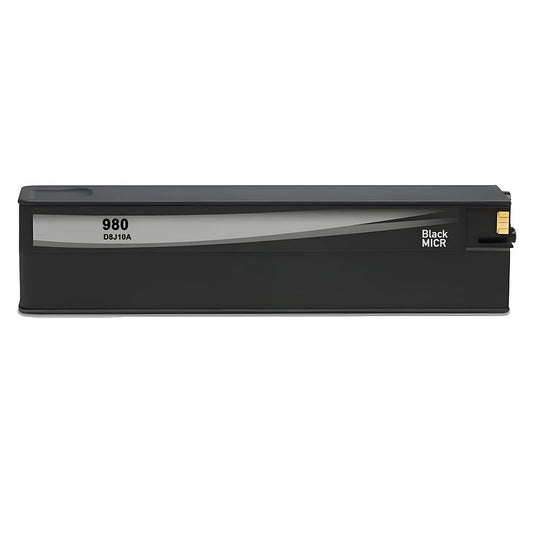 U.S. Remanufactured for HP 980 (D8J10A) Black MICR Ink Cartridge
