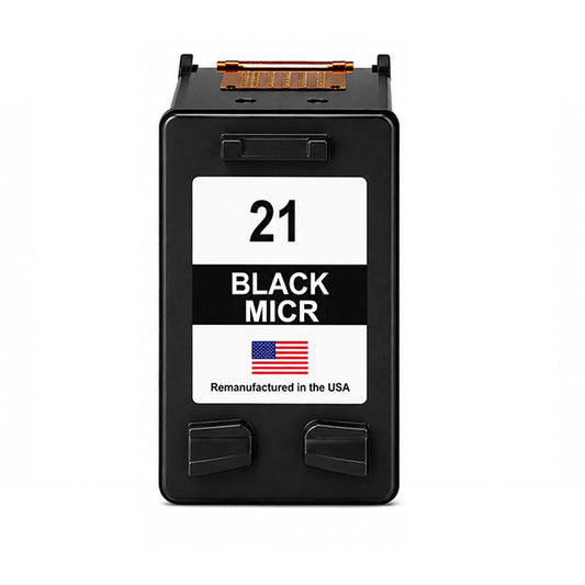 U.S. Remanufactured for HP 21 C9351AN Black MICR Ink Cartridges