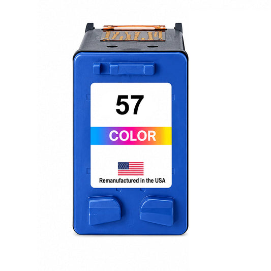U.S. Remanufactured for HP 57 (C6657AN) Tri-Color Ink Cartridge