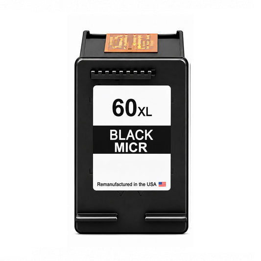 U.S. Remanufactured for HP 60XL (CC641WN) Black MICR Ink Cartridge