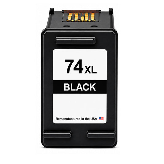 U.S. Remanufactured for HP 74XL (CB336WN) Black Ink Cartridge