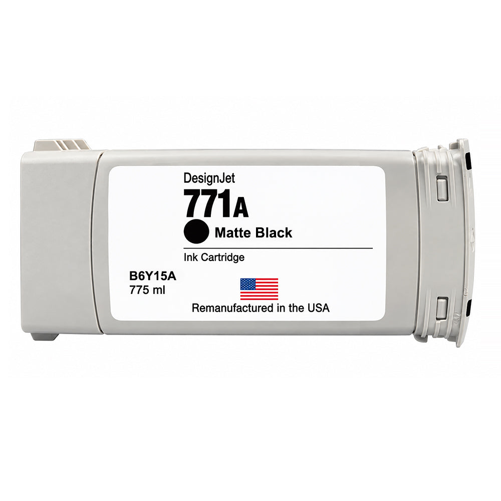 U.S. Remanufactured for HP 771 775ml (B6Y15A) Matte Black Ink Cartridge