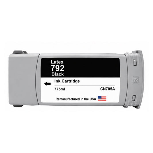 U.S. Remanufactured for HP 792 775ml (CN705A) Black Ink Cartridge