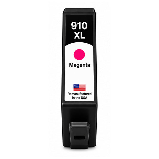 U.S. Remanufactured for HP 910XL (3YL63AN) Magenta Ink Cartridge