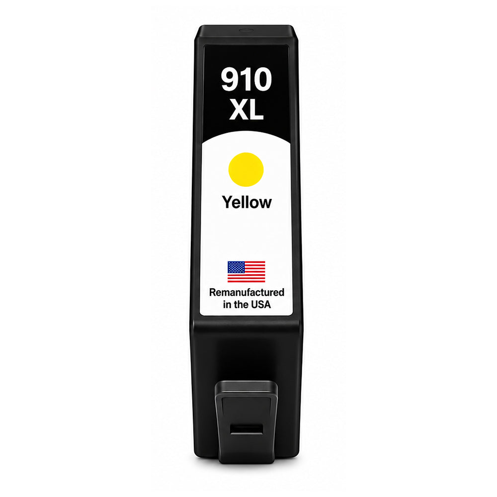U.S. Remanufactured for HP 910XL (3YL64AN) Yellow Ink Cartridge