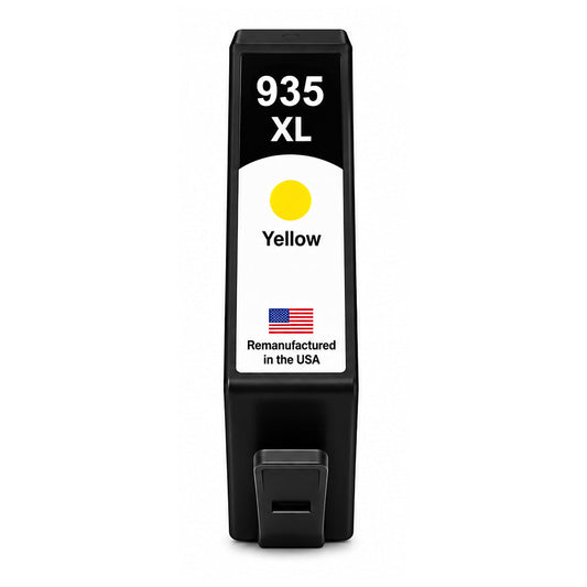 U.S. Remanufactured for HP 935XL (C2P26AN) Yellow Ink Cartridge