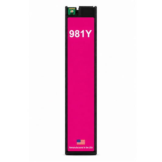 U.S. Remanufactured for HP 981Y (L0R14A) Magenta Ink Cartridge