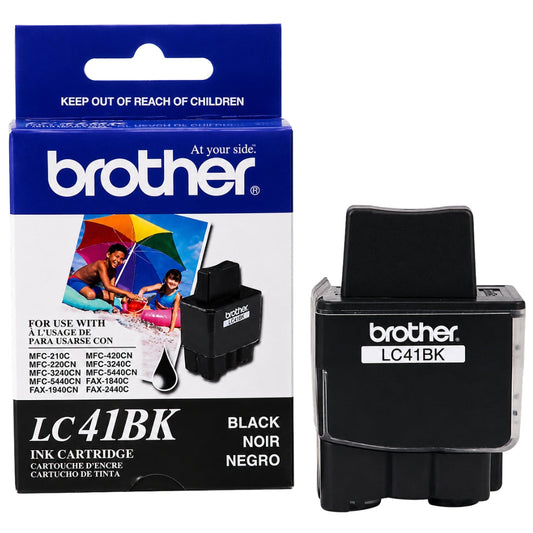 New, Pre-Owned - Brother LC41BK Black Ink Cartridge