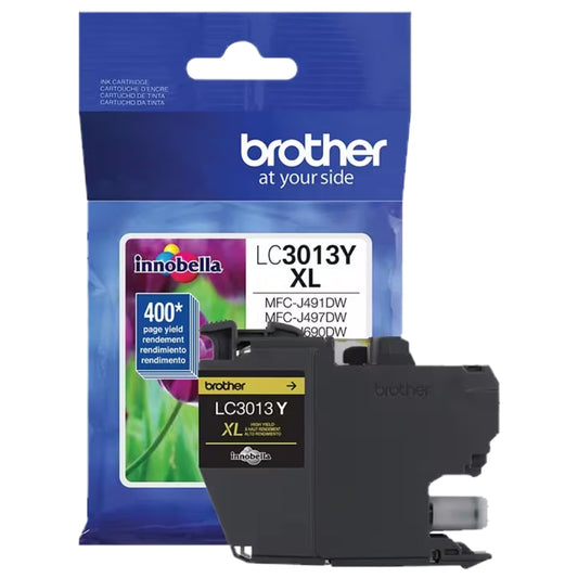 New, Pre-Owned - Brother LC3013XL Yellow Ink Cartridge