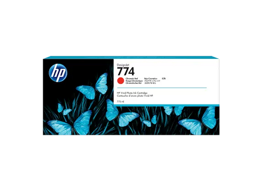 New, Pre-Owned - HP 774 Standard Yield Chromatic Red Ink Cartridge, P2W02A