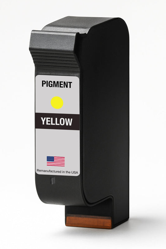 U.S. Remanufactured TIJ Pigment Yellow Thermal Inkjet Cartridge