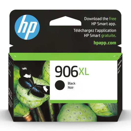 New, Pre-Owned - HP 906XL High-Yield Black OfficeJet Ink Cartridge, T6M18AN