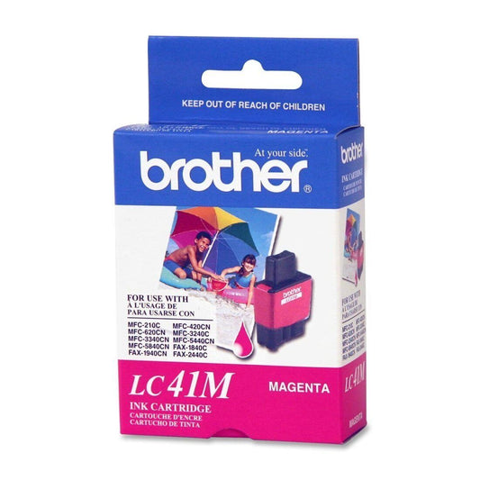 New, Pre-Owned - Brother LC41M Magenta Ink Cartridge