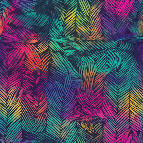 Neon Leaves - Vibrant and Seamless Digital Paper Pack